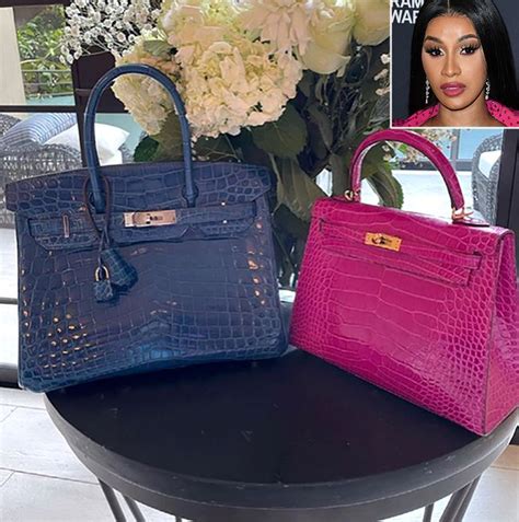 hermes birkin cardi b|cardi birkin bag instagram.